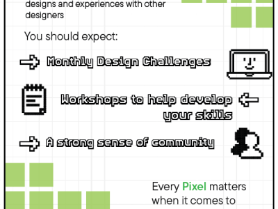 UX Design Club&nbsp;Poster